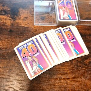 You're Over 40 When... Card Game 1988